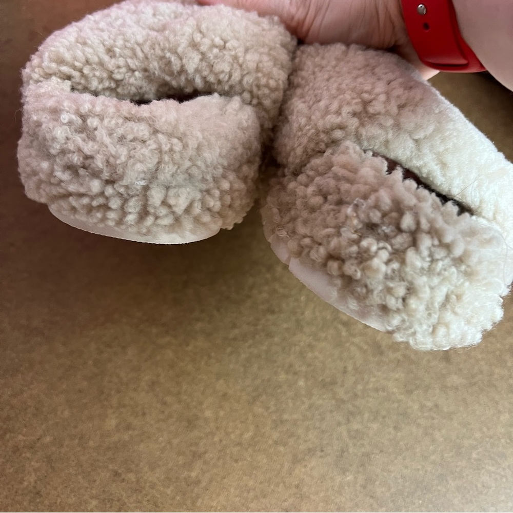 J/Slides Wool Shearling Slides, Size 6 - image 4